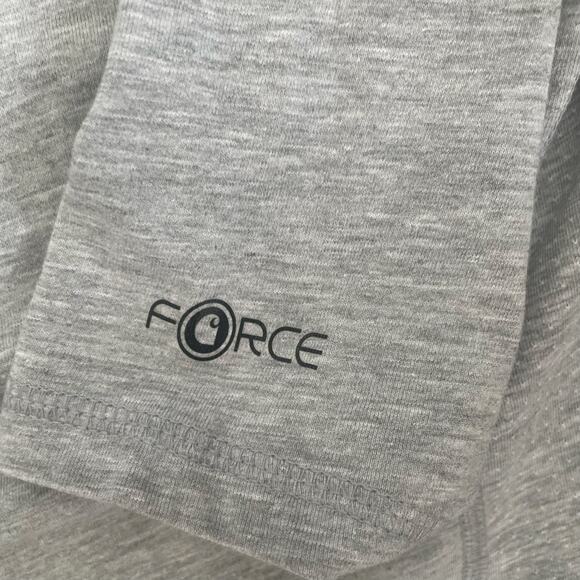 Carhartt RUNX Force Relaxed Fit Long Sleeve Shirt Men’s Size Medium Gray NWT - Picture 4 of 9